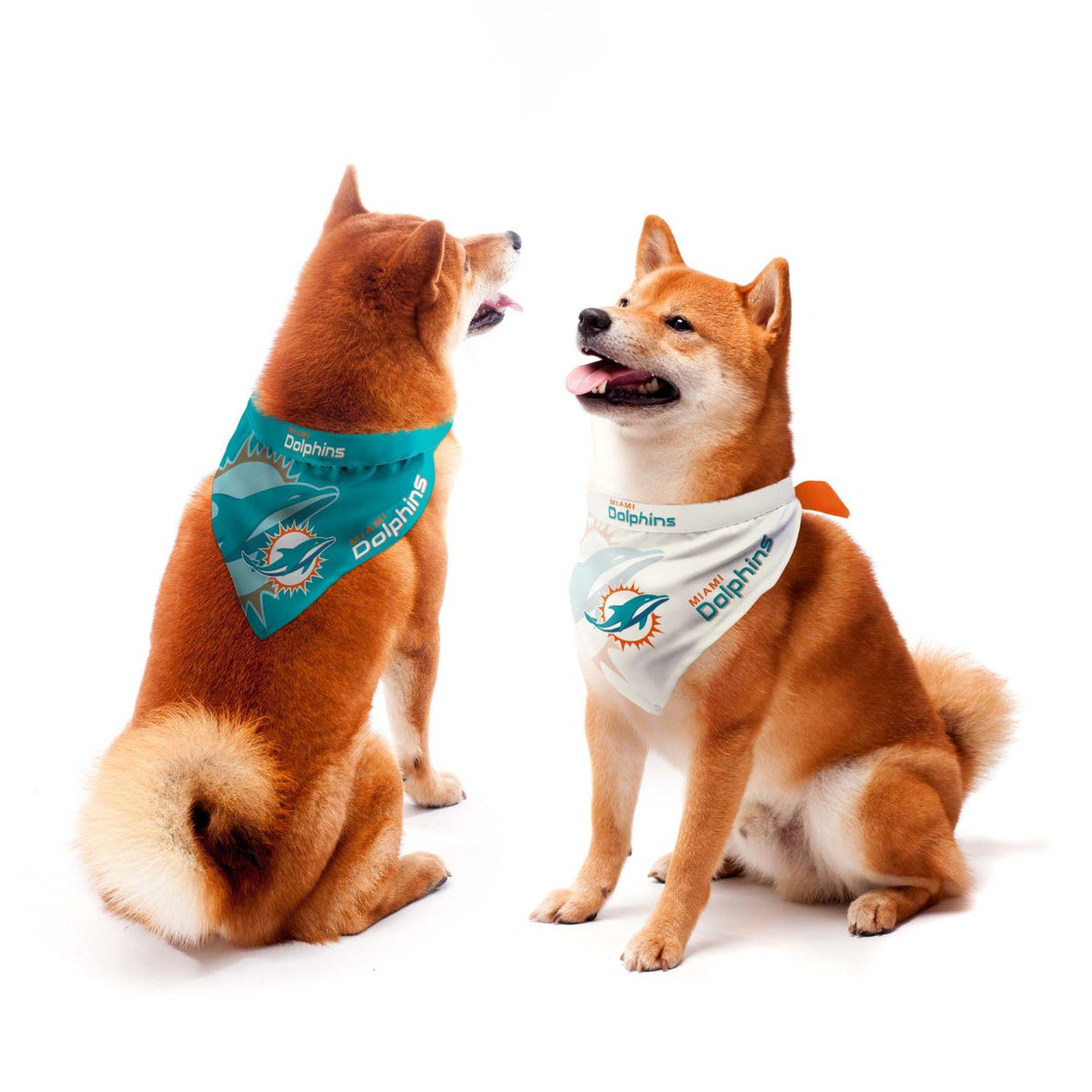 Miami Dolphins Home & Away Pet Bandana Set – Posh Puppy Boutique