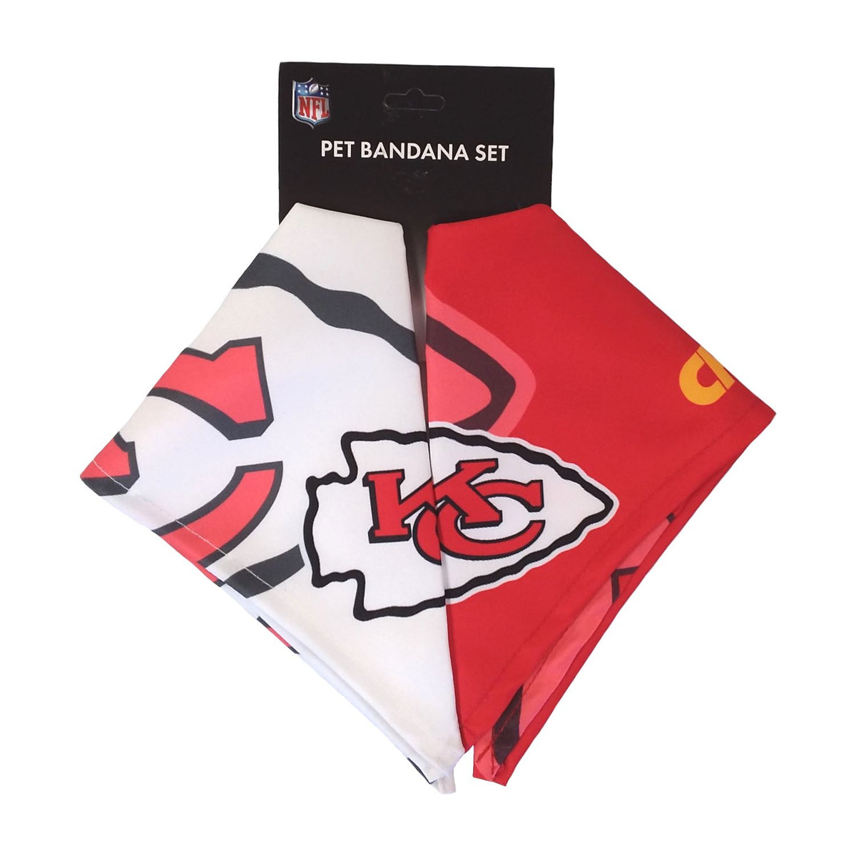 Kansas City Chiefs Home & Away Pet Bandana Set – Posh Puppy Boutique