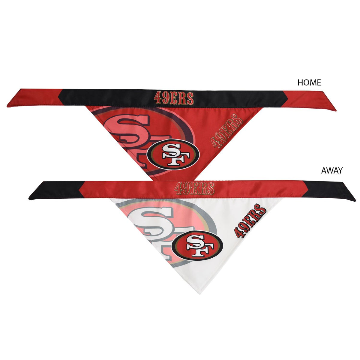 San Francisco 49ers Home & Away Pet Bandana Set – Posh Puppy Boutique