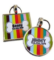 Silver Plated Custom Pet ID Tags