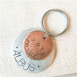 Hand Stamped Custom Pet ID Tags