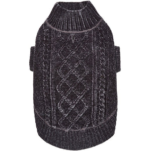 Cozy Dreams Dog Sweater in Chic Grey