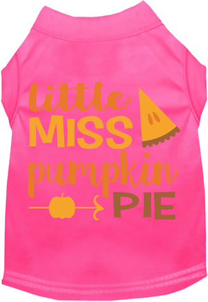 Little Miss Pumpkin Pie Shirt in Many Colors