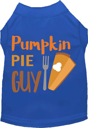 Pumpkin Pie Guy Pet Shirt in Many Colors