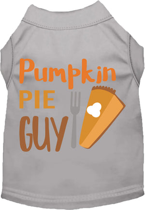 Pumpkin Pie Guy Pet Shirt in Many Colors