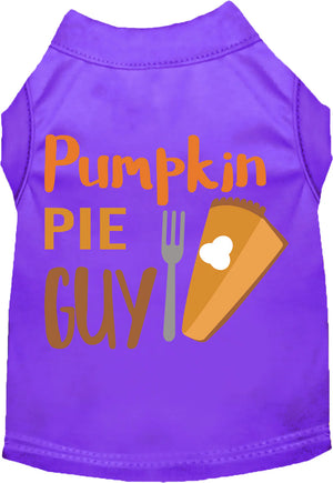 Pumpkin Pie Guy Pet Shirt in Many Colors