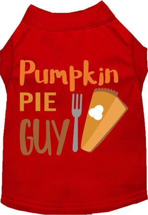 Pumpkin Pie Guy Pet Shirt in Many Colors