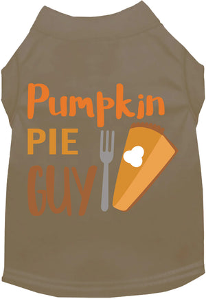 Pumpkin Pie Guy Pet Shirt in Many Colors