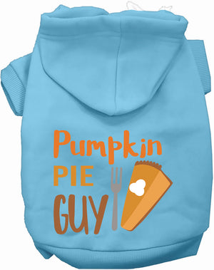 Pumpkin Pie Guy Pet Hoodie in Many Colors