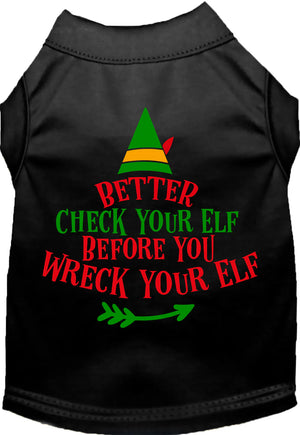 Check Your Elf Screen Print Shirt in Many Colors