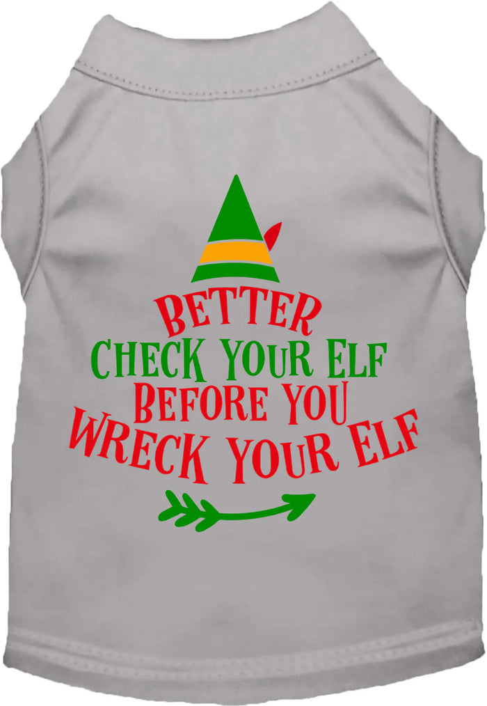 Check Your Elf Screen Print Shirt in Many Colors