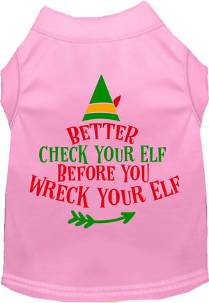 Check Your Elf Screen Print Shirt in Many Colors