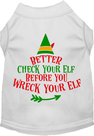 Check Your Elf Screen Print Shirt in Many Colors