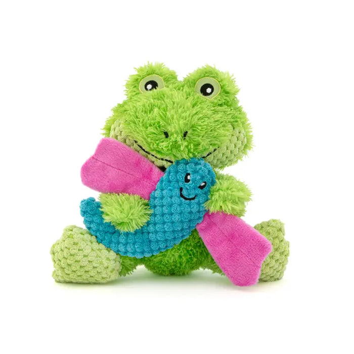 Guru Pet Loveys Frog Plush Dog Toy