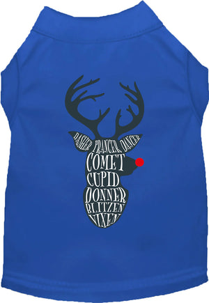 All Santa's Deer Screen Print Shirt in Many Colors