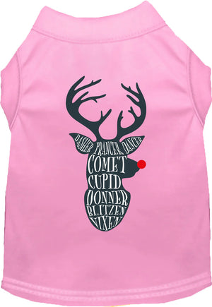 All Santa's Deer Screen Print Shirt in Many Colors