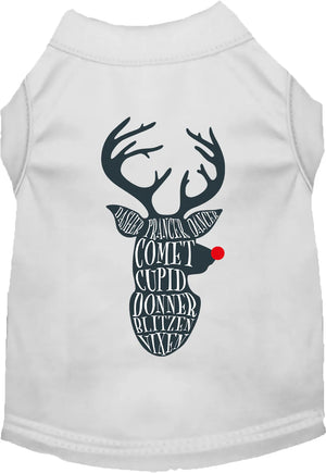 All Santa's Deer Screen Print Shirt in Many Colors