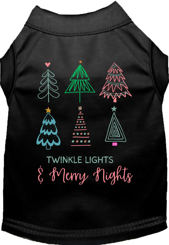 Twinkle Lights, Merry Nights Screen Print Shirt in Many Colors