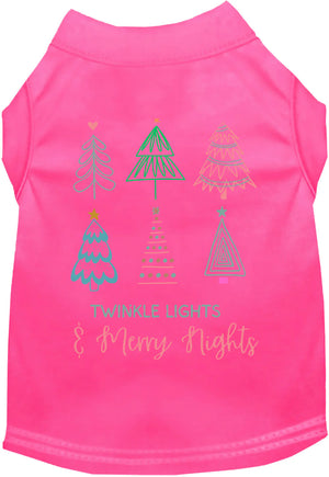 Twinkle Lights, Merry Nights Screen Print Shirt in Many Colors