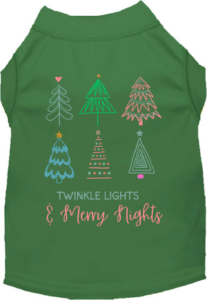 Twinkle Lights, Merry Nights Screen Print Shirt in Many Colors