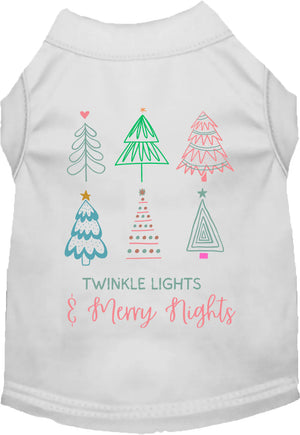 Twinkle Lights, Merry Nights Screen Print Shirt in Many Colors