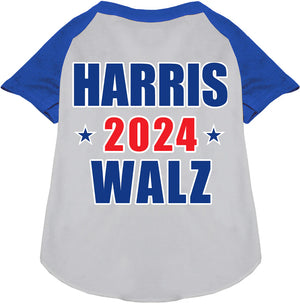 Harris Walz 2024 Raglan Screen Print Shirt