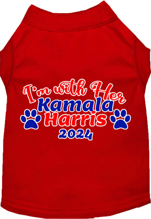 I'm With Her Harris 2024 Screen Print Shirt