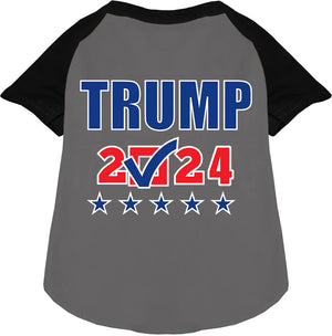 Trump Checkbox Raglan Screen Print Shirt