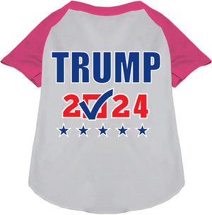 Trump Checkbox Raglan Screen Print Shirt