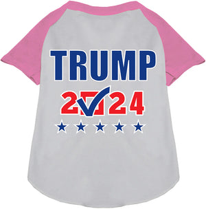 Trump Checkbox Raglan Screen Print Shirt