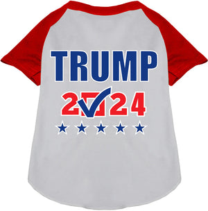 Trump Checkbox Raglan Screen Print Shirt