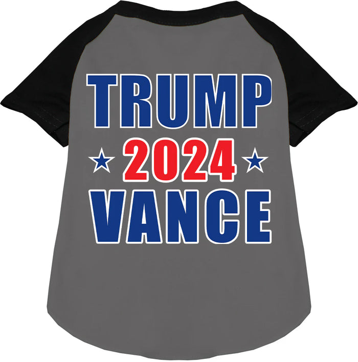 Trump Vance 2024 Raglan Screen Print Shirt