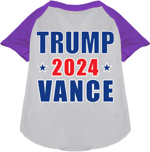 Trump Vance 2024 Raglan Screen Print Shirt