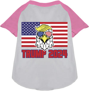 Trump Eagle Raglan Screen Print Shirt