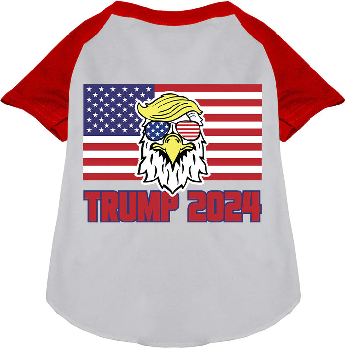 Trump Eagle Raglan Screen Print Shirt