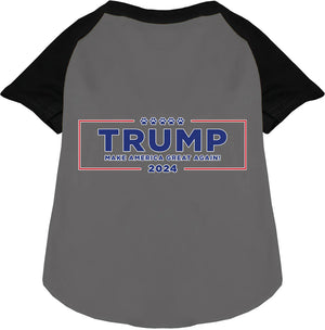 Trump Make America Great Raglan Screen Print Shirt