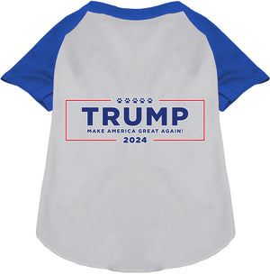 Trump Make America Great Raglan Screen Print Shirt