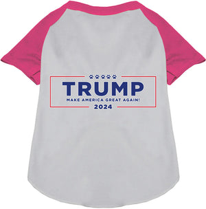 Trump Make America Great Raglan Screen Print Shirt