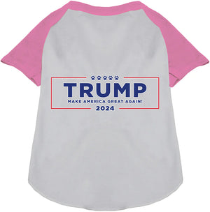 Trump Make America Great Raglan Screen Print Shirt