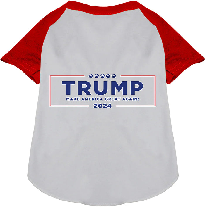 Trump Make America Great Raglan Screen Print Shirt