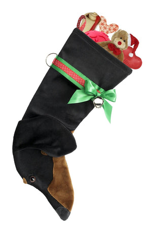 Black & Tan Dachshund Decorative Dog Christmas Stocking