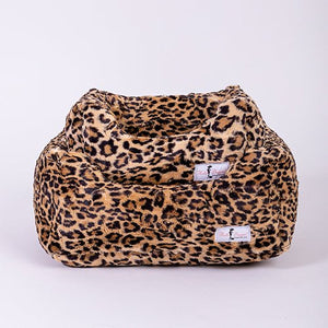 Cashmere Dog Bed in Leopard