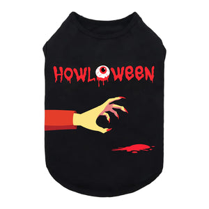 Scary Halloween Dog Shirt