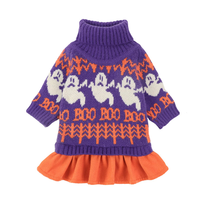 Spooky Halloween Sweater Dress