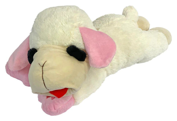 Lamb Chop Pink Ribbon Dog Toy - 24 in