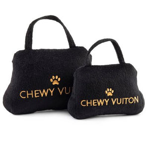 Chewy Vuiton Noir Crown of Gold