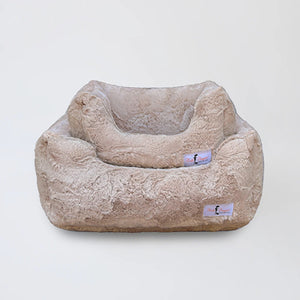 Cuddle Dog Bed in Latte