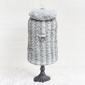 Annabella Dog Coat: Platinum