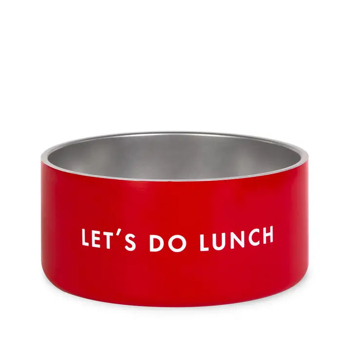 Kate Spade Let's Do Lunch Dog Bowl