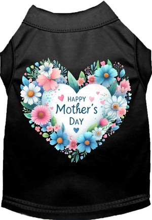 Sweet Mothers Day Screen Print Dog Shirt in Many Colors